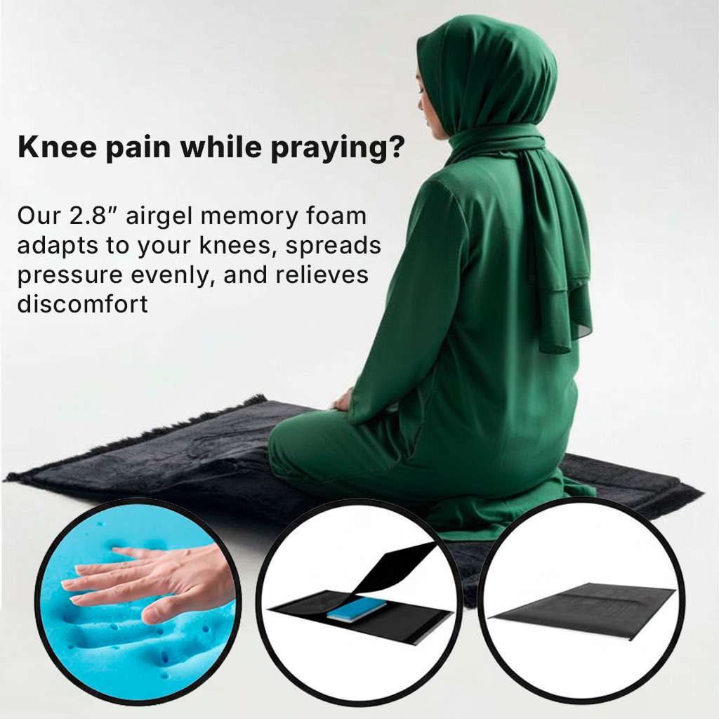 SoulMat® 2.0 – Islamic Ergonomic Prayer Mat
